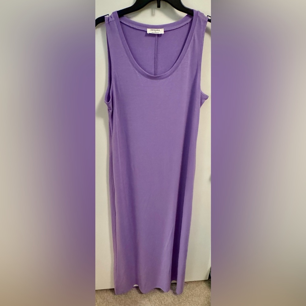 NWOT Zenana Maxi Tank T-shirt Dress Large